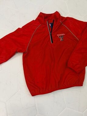 Red Raiders Red Kids' Pullover Jacket - Youth Windbreaker